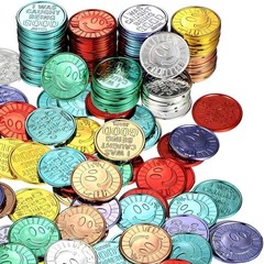 Shimmering Classroom Incentive Coins – 144 Caught Being Good Tokens (1.25 Inch)