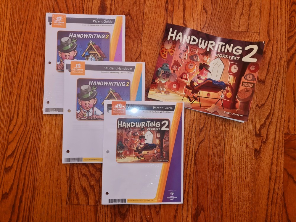 Bob Jones University Press Homeschool Curriculum 2nd Grade Handwriting. New!!