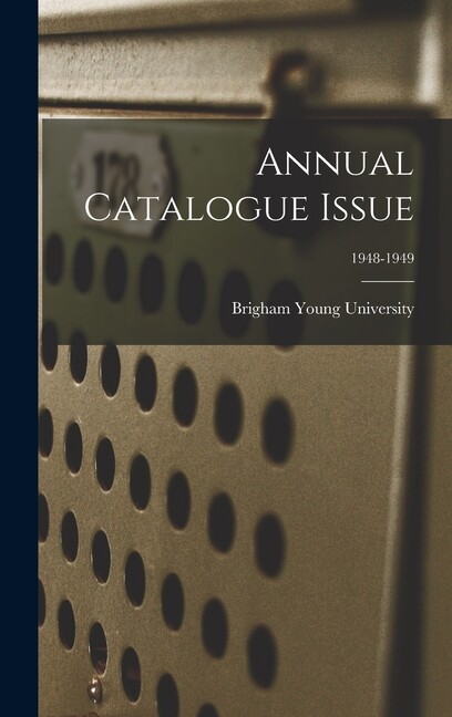 Annual Catalogue Issue; 1948-1949