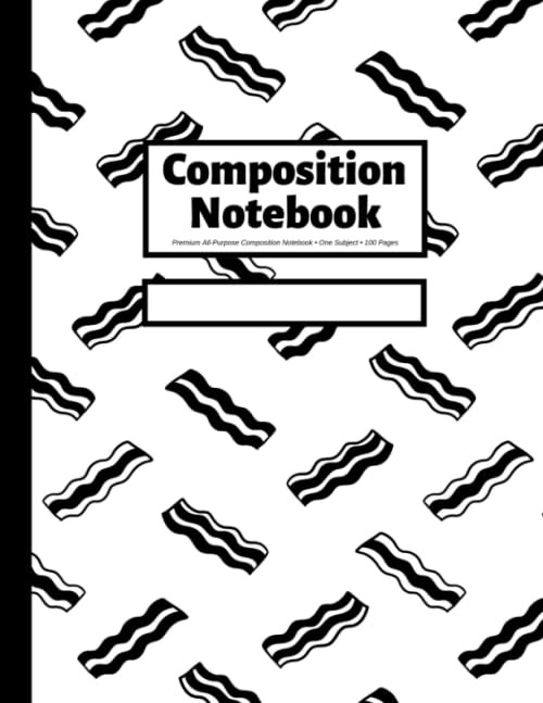 Composition Notebook: College Ruled | 100 Pages | Large, 8.5×11 inches Black
