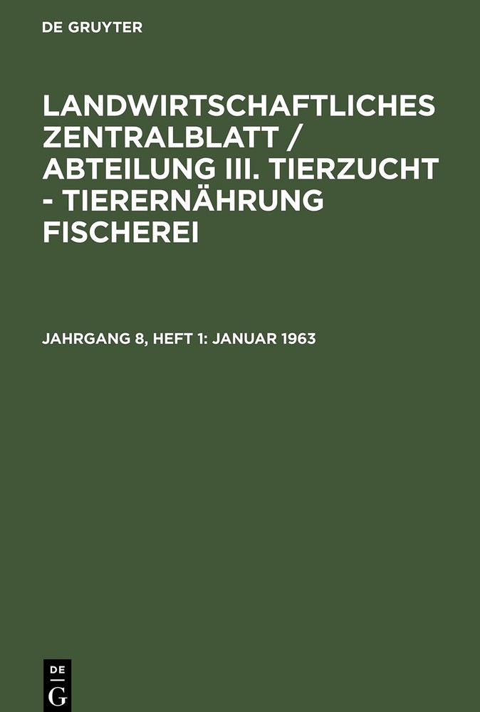 Januar 1963 (Hardback)