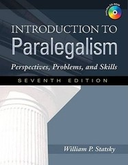 Introduction to Paralegalism: Perspectives, Problems and Skills – GOOD