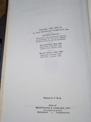 ELEMENTARY QUANTITATIVE ANALYSIS BY WILLARD & FURMAN. 2nd Ed 3rd Printing 1936