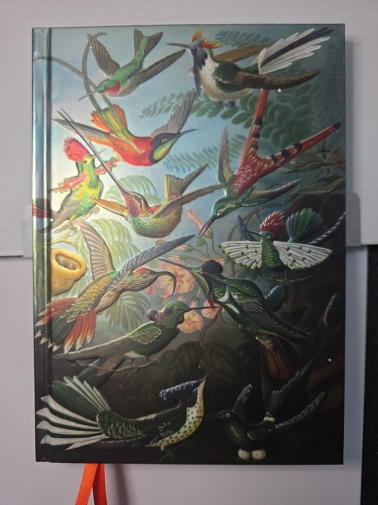 Ernst Haeckel: HUMMINGBIRDS (Foiled Blank Journal)