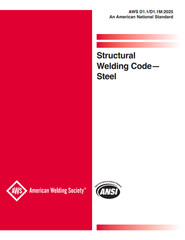AWS D1.1/D1.1M:2025 – STRUCTURAL WELDING CODE-STEEL 2025