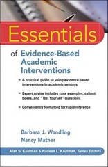 Essentials of Evidence-Based Academic Interventions – Paperback – VERY GOOD
