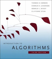 Introduction to Algorithms, Third Edition by Charles E. Leiserson, Thomas H….