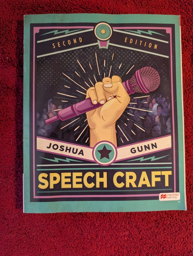 Speech Craft Paperback 2nd Edition Joshua Gunn Textbook 2021