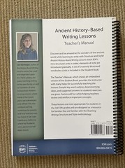Ancient History-based Writing Lessons by Lori Verstegen (Spiral)