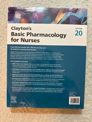 Clayton’s Basic Pharmacology L. Gurevitz and Michelle *brand New