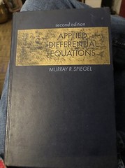 Applied Differential Equations Murray R. Spiegel Hardcover 1967 Good