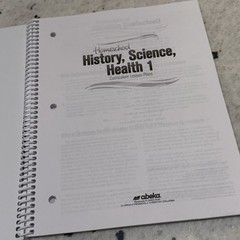 Abeka 1st Grade History Science Health 1 Lesson Plans Readers New