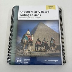 Ancient History Based Writing Lesson Teacher Student Combo SEALED Lori Verstegen