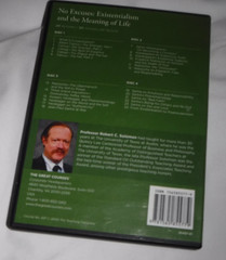No Excuses Existentialism and the Meaning of Life DVD Set Philosophy No Book