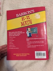 Barron’s Easy Way Ser.: E-Z Math by Anthony Prindle and Katie Prindle Paperback