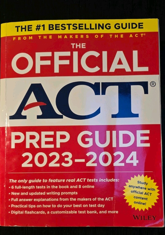 Official ACT Prep Guide 2023–2024 Test Prep Book NO Online Access
