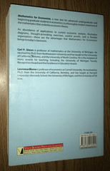MATHEMATICS FOR ECONOMISTS BOOK VIVA NORTON STUDENT EDITION TEXTBOOK CARL SIMON