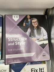 IEW Structure and Style Year 1 Level C Complete Set with Extras