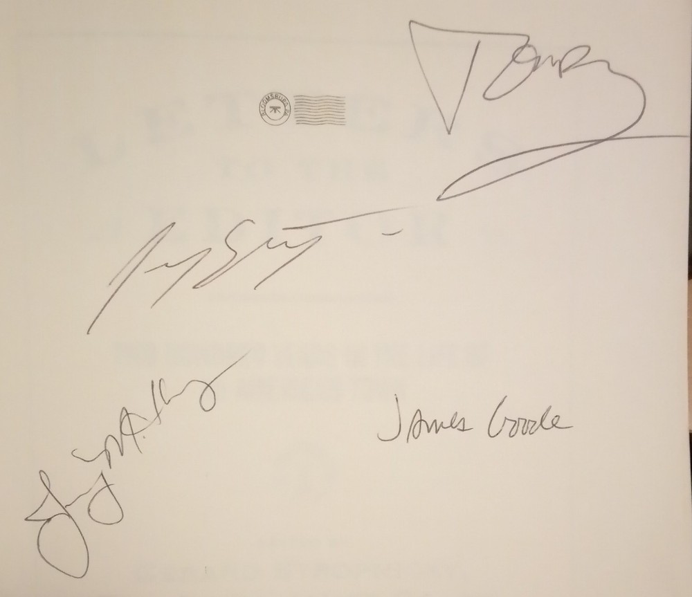 *SIGNED BY ALL 4 EDITORS* Letters To The Editor (1ST EDITION / 1ST PRINTING PB)