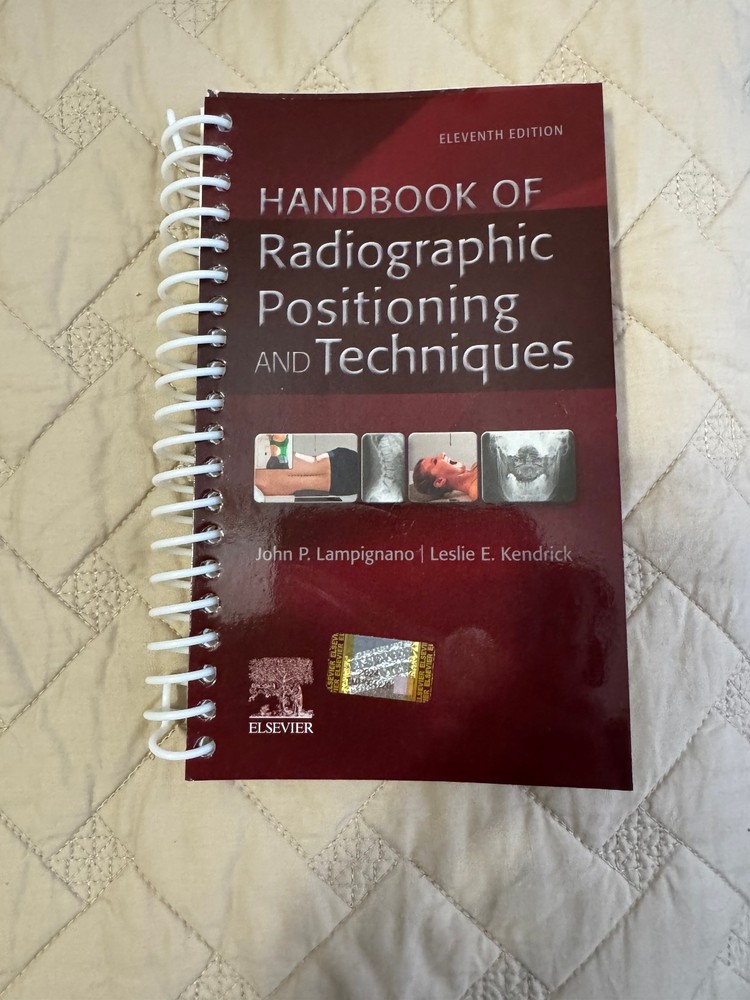 Handbook of Radiographic Positioning and Techniques Eleventh Edition