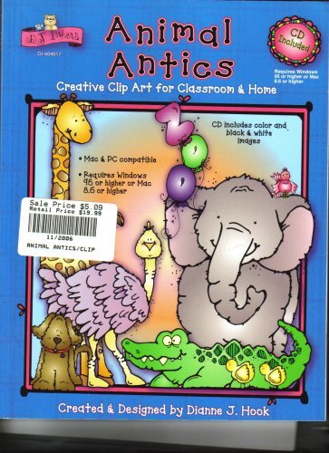 Animal Antics with CD (Creative Clip Art for Classroom & Home) – unknown aut…