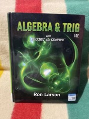 Algebra & Trigonometry by Ron Larson 10th Edition