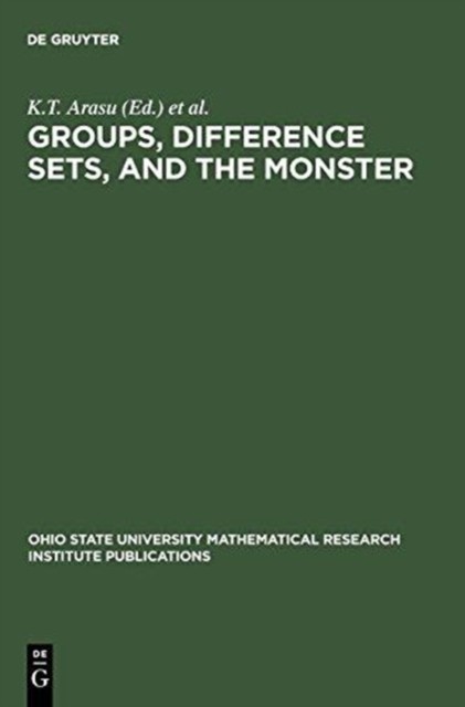 Arasu – Groups Difference Sets and the Monster – New hardback or cas – X555z
