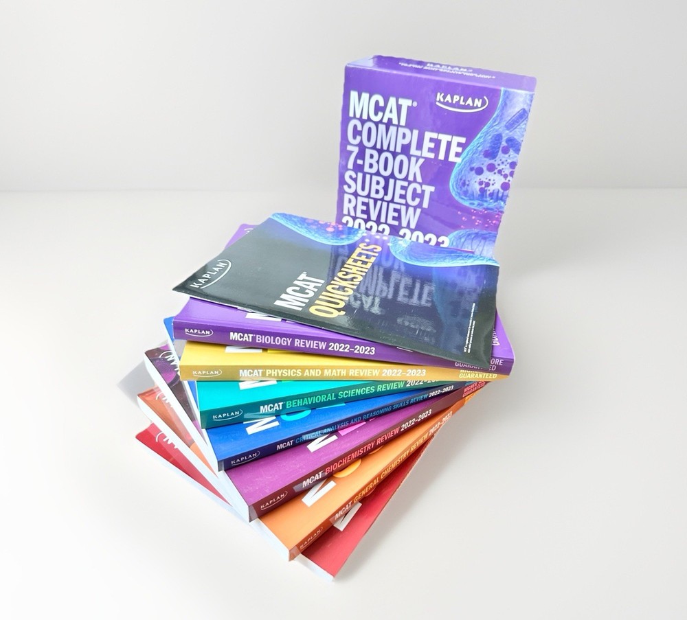 Kaplan Test Prep MCAT Complete 7-Book Subject Review 2022-2023 Bio Chem Math