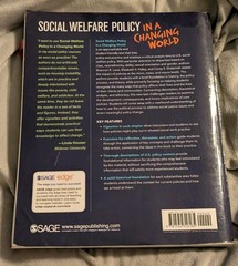 Social Welfare Policy in a Changing World by Lane, Shannon R., Palley, Elizabet