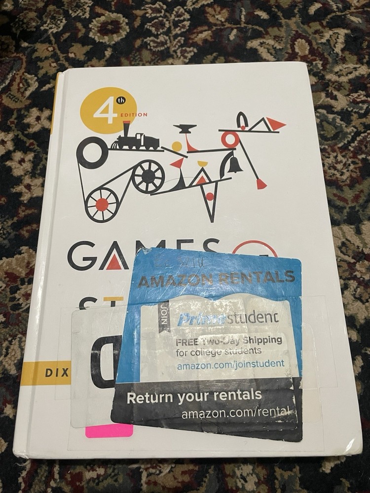 Games of Strategy by Susan S., David H. Reiley and Avinash Dixit (Hardcover)