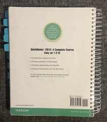 QuickBooks 2012 : A Complete Course by Janet Horne (2012, CD-ROM / Spiral)