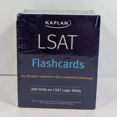 Kaplan Test Prep LSAT Prep Flashcards 400 Drills on LSAT Logic Skills Cards NIB