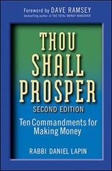 Thou Shall Prosper: Ten Commandments for Making Money by Lapin, Rabbi Daniel