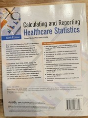 Calculating and Reporting Healthcare Statistics – Paperback – Susan White
