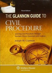 The Glannon Guide To Civil – Paperback, by Glannon Joseph W. – Very Good