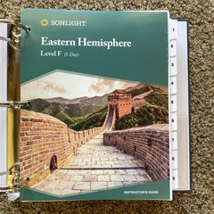 Sonlight Core F: Instructor Guide + Language Arts IG/ Student Sheets +books-part