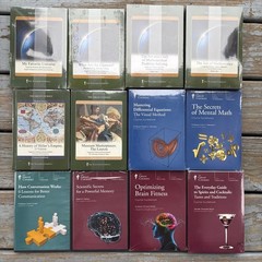 Great Courses The Learning Company Lot of 13 Different Courses DVDs & Guides NEW