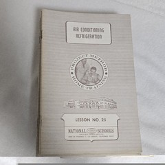 VTG National Technical Schools Air Conditioning Refrigeration HVAC Course Books