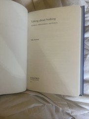 Talking about Nothing : Numbers, Hallucinations, and Fictions Jod