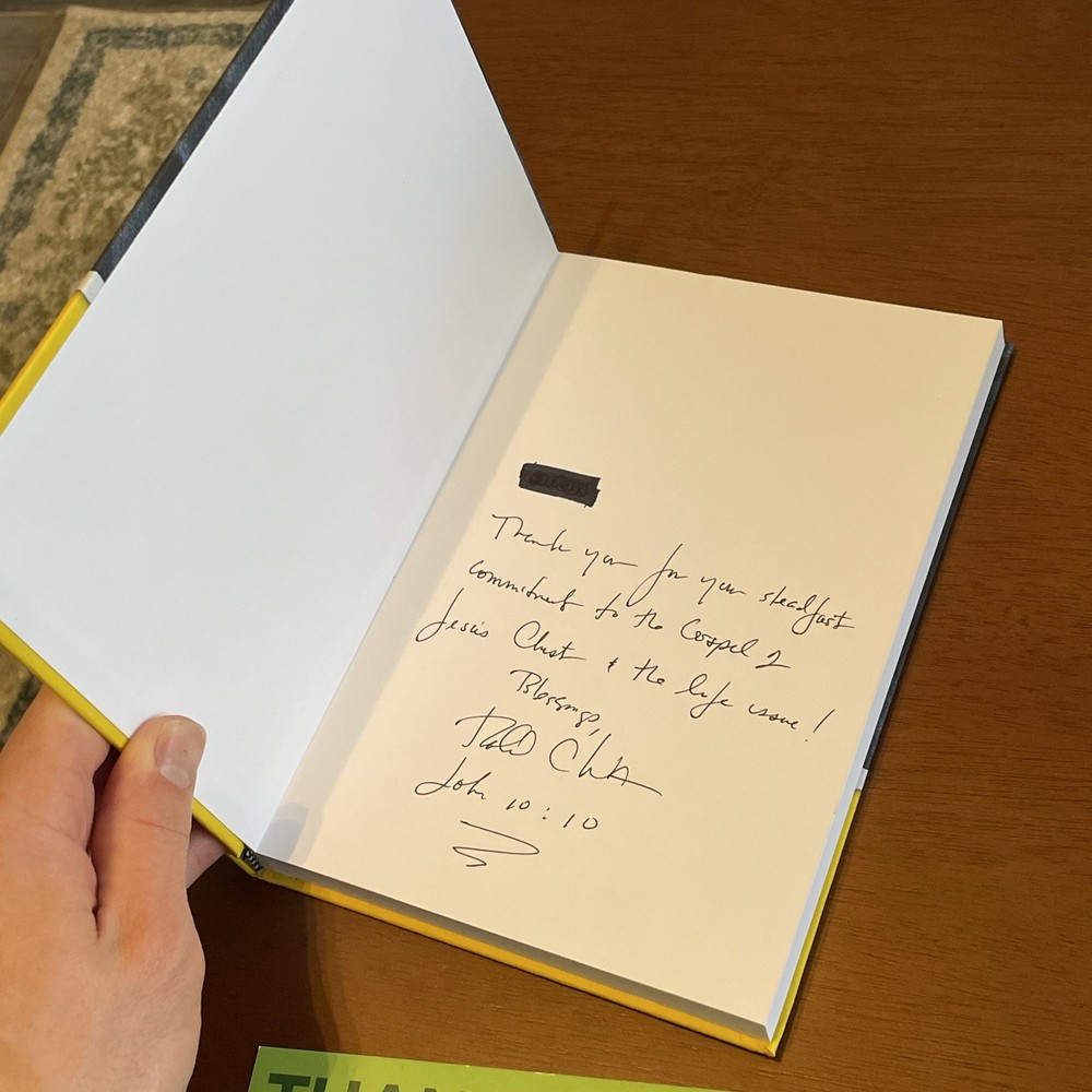 SIGNED 1st Edition – The Alternative to Abortion: be Pro Life- New Roland Warren