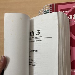 Lot 3 Saxon Math 1 2 3 Home Study Teacher’s Edition Books 1-3 Very Good Spiral