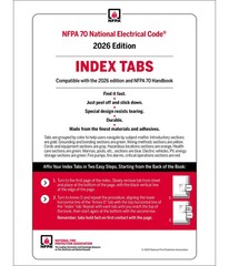 NEC Handbook 2026 NFPA 70 Hardcover + Index Tabs 2026 + Ugly 2026