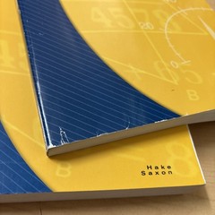 Lot 2 Saxon Math 5/4 3rd Edition Homeschool Textbook + Solutions Manual Set VG