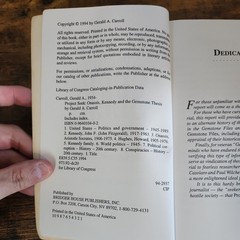 Project Seek: Onassis, Kennedy and the Gemstone thesis Gerald a Carroll 1st. Ed.