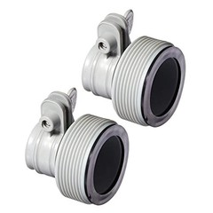 Intex Hose Conversion Adapter B Kit 25009 for Pool Pumps 1.25 to 1.5 Inch Pair