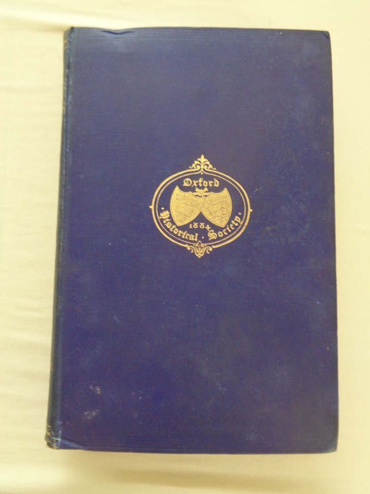 Remarks and Collections of Thomas Hearne vol. V Rannie 1901 Oxford Historical So