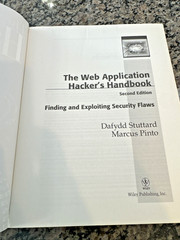 Web Application Hackers Handbook 2nd Edition Finding Exploiting Flaws Stuttard
