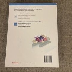 Amplify Desmos Math California Student Edition: A1 Volume 2
