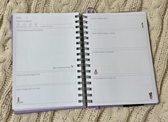 Mindfulness Journal Purple – Hardcover, Spiral Bound, 2 Sticker Sheets, 272 Page