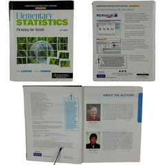 Elementary Statistics Picturing the World 5th Ed Larson Farber Annot Instructor